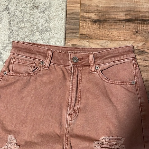 AM🦅 Mauve Mom Jeans - Picture 3 of 6